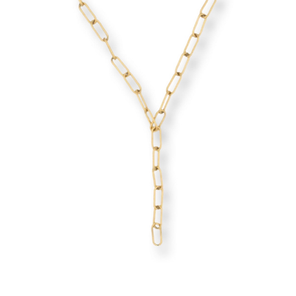 Rose & King Lariat Necklace
