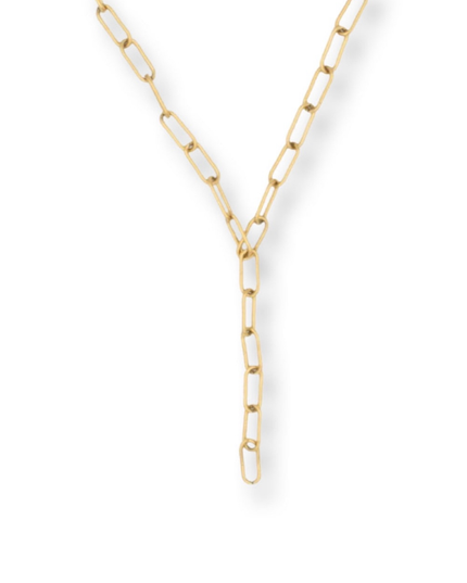 Rose & King Lariat Necklace