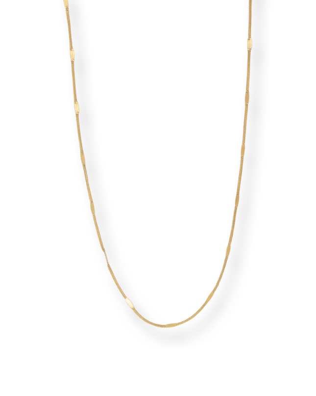1.5 MM Pressed Snake Chain Necklace