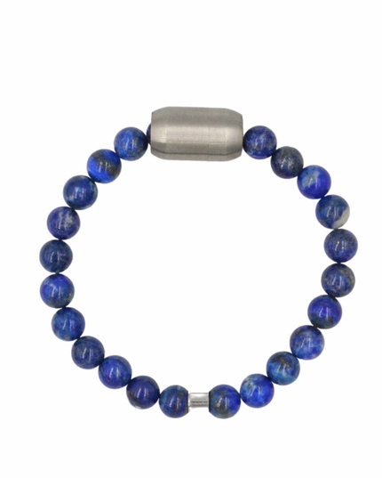 Immunity Bracelet – Lapis Lazuli + Stainless Steel
