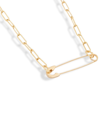 Safety Pin Mania Necklace