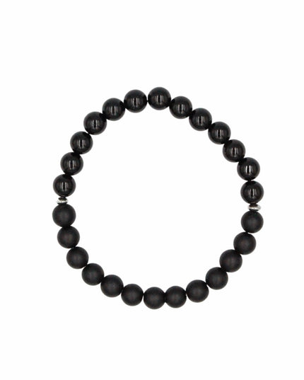 Stamina & Vigor Bracelet – Onyx + Stainless Steel