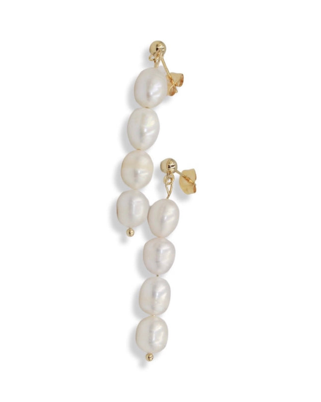 Marcela Earrings - Freshwater Pearls