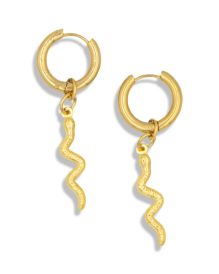 The Serpent’s Path Hoop Earrings – Embrace Transformation