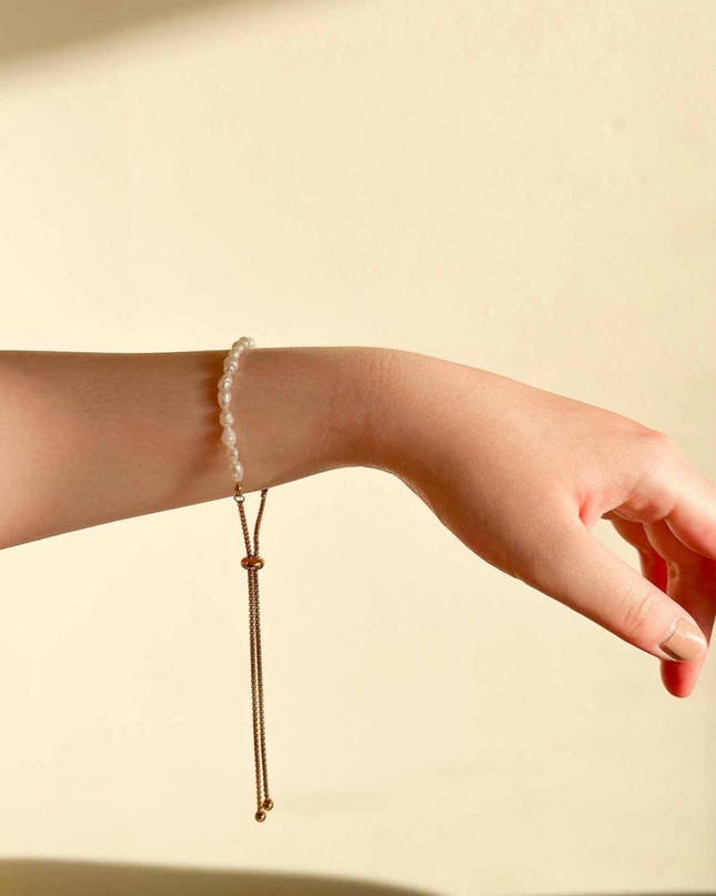 Rosie Pearl Slider Bracelet