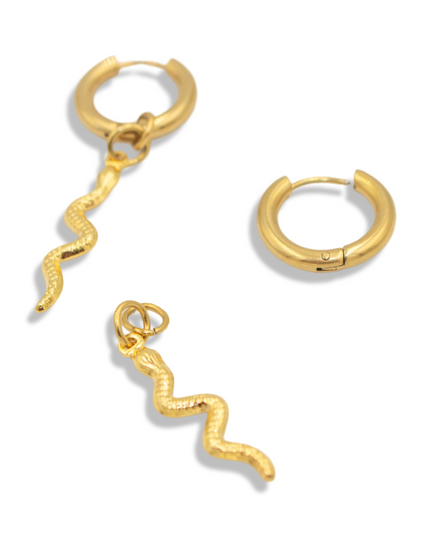 The Serpent’s Path Hoop Earrings – Embrace Transformation