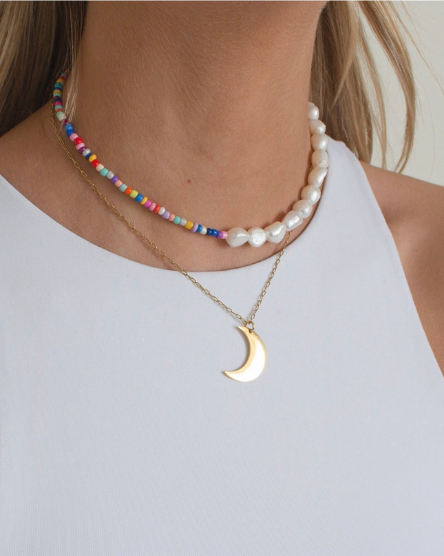 Verano Bonito Necklace - Freshwater Pearls