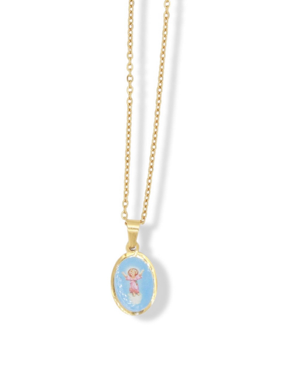 Angel de la Guardia Necklace - Divine Child Jesus