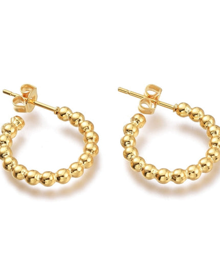 Celine Mini Half Hoop Earrings
