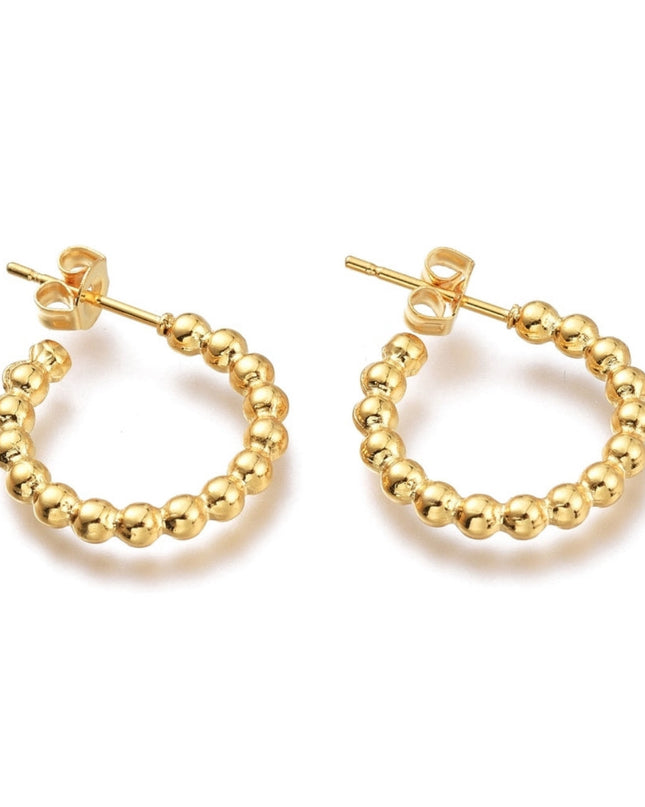 Celine Mini Half Hoop Earrings