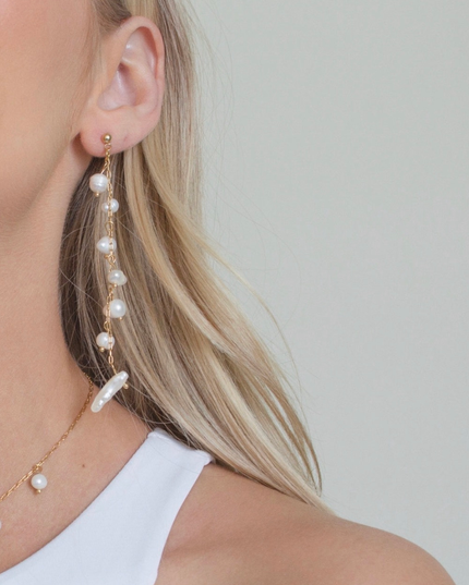 Pragathi Pearl Dangle Earrings