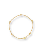 One Size - Extendable Chain / White - Stainless Steel