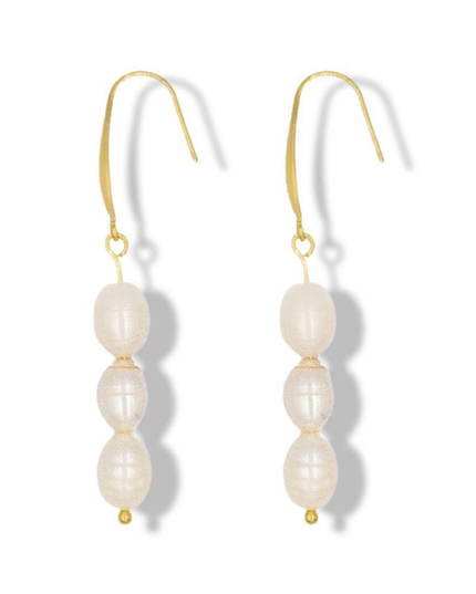 Classic Pearl Dangle Earrings