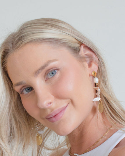 Lauren Pearl Earrings