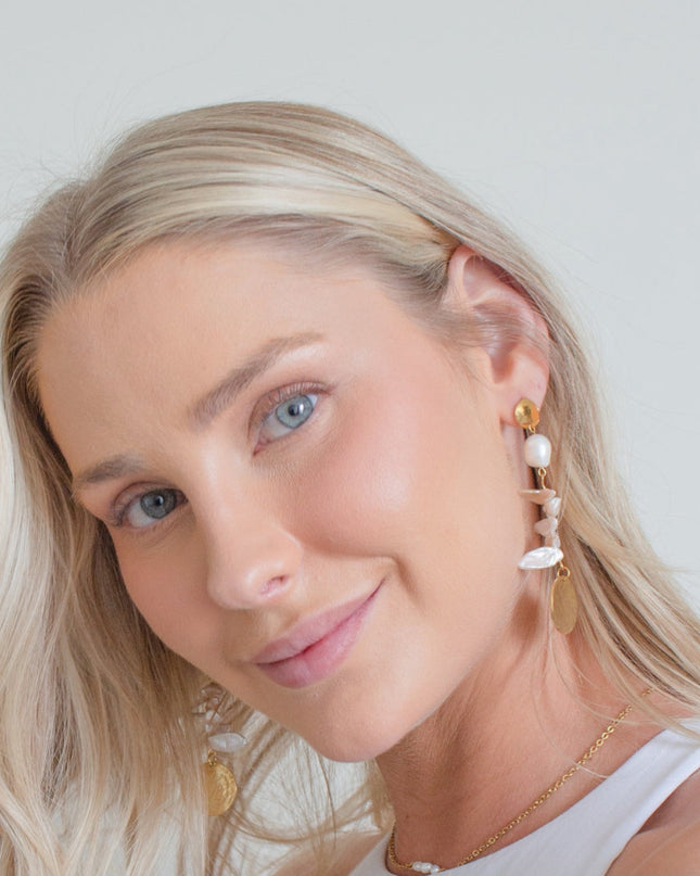 Lauren Pearl Earrings