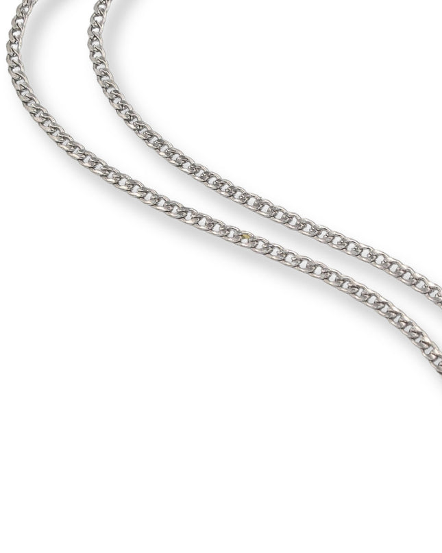 3 MM Curb Chain Necklace