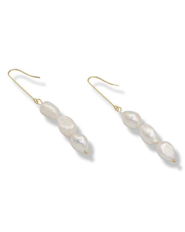 Roma Dangle Pearl Earrings