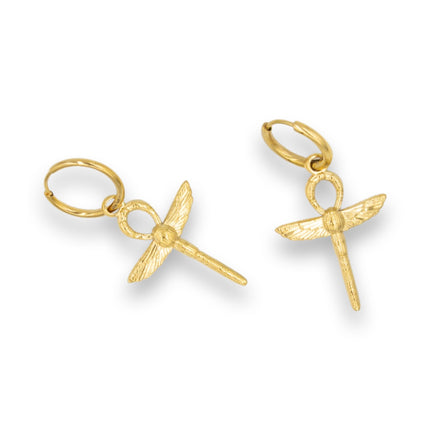 The Key Of Life Hoop Earrings