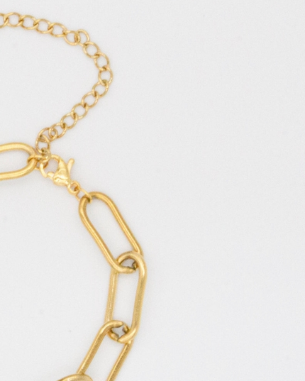 7 mm Bold Paper Clip Chain Bracelet