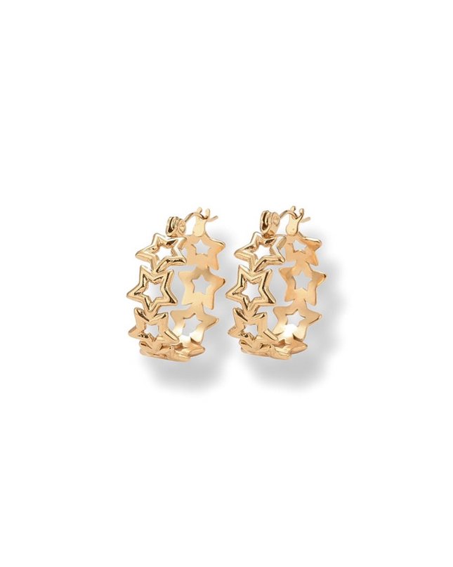 Stars In My Eyes Hoop Earrings