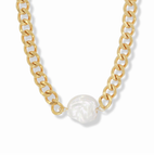 De 14 a 16 pulgadas / Amarillo - Acero inoxidable chapado en oro de 14 kt