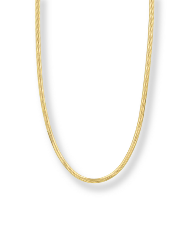4 MM Herringbone Chain Necklace