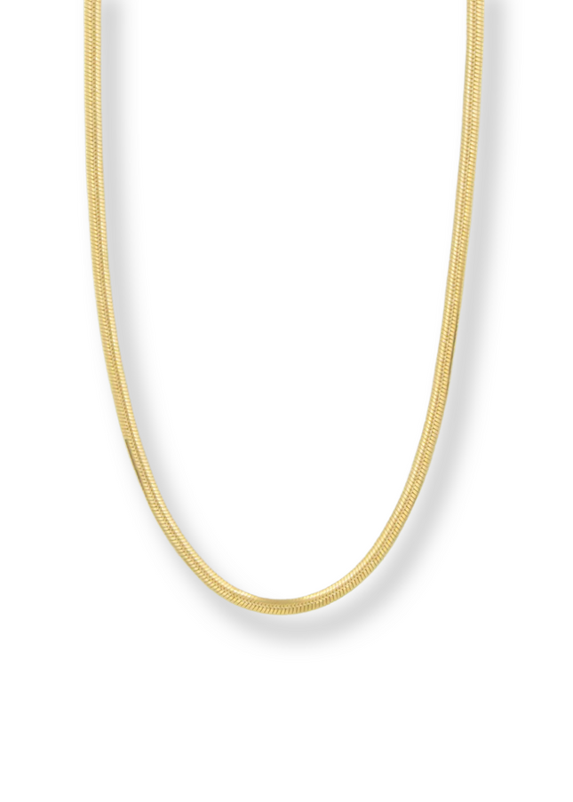 4 MM Herringbone Chain Necklace