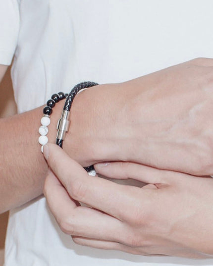 Interconnectedness Bracelet - Cowhide Leather