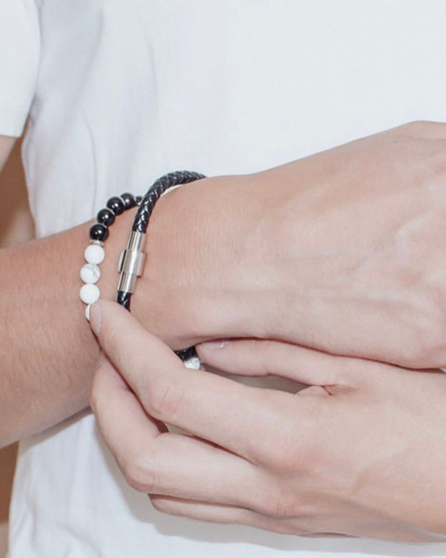 Interconnectedness Bracelet - Cowhide Leather