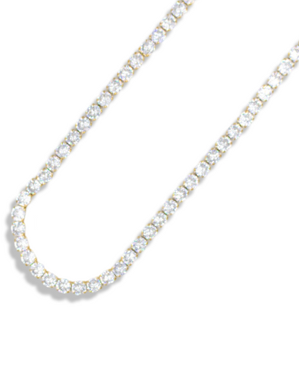 Eternal Brilliance Tennis Bracelet – Bold Stainless Steel & Cubic Zirconia