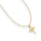 14 to 16 inches / Yellow - 14kt Gold Plated Stainless Steel