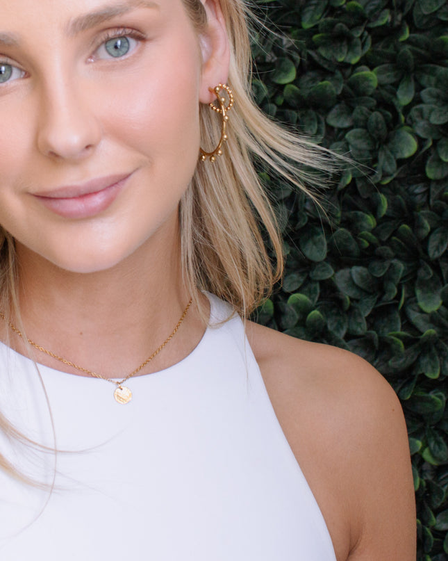 Timeless Hand-Hammered Mini Disc Necklace