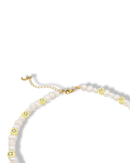 Happy Is My Choice Necklace - Freshwater Pearls