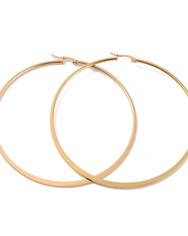 Natasha XL Hoop Earrings