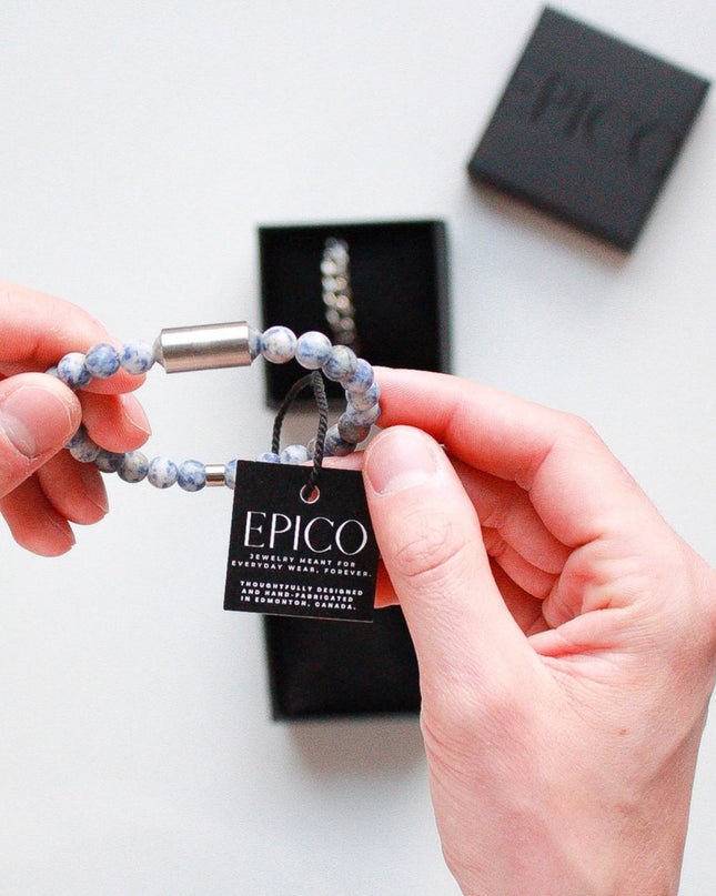 Serenity Suit Bracelet - Blue Spot Jasper Stone