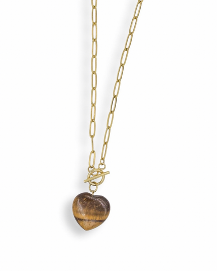 Clarity Necklace – Tiger Eye Gemstone