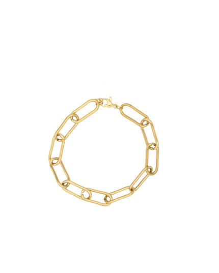 7 mm Bold Paper Clip Chain Bracelet