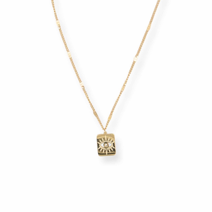 Evil Eyes Go Blind Talisman Necklace