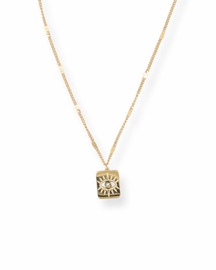 Evil Eyes Go Blind Talisman Necklace