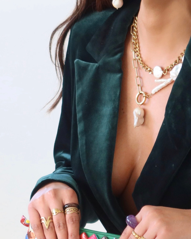 Cleopatra Necklace - Freshwater Pearls