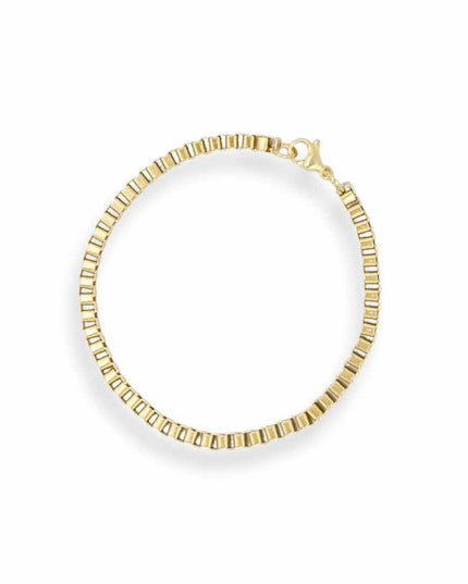 2 mm Box Chain Bracelet