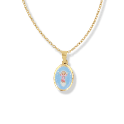 Angel de la Guardia Necklace - Divine Child Jesus