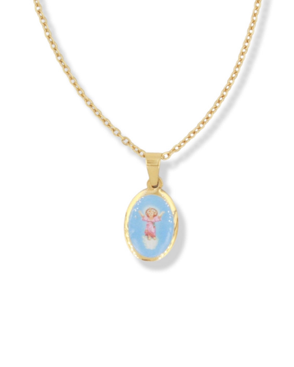 Angel de la Guardia Necklace - Divine Child Jesus