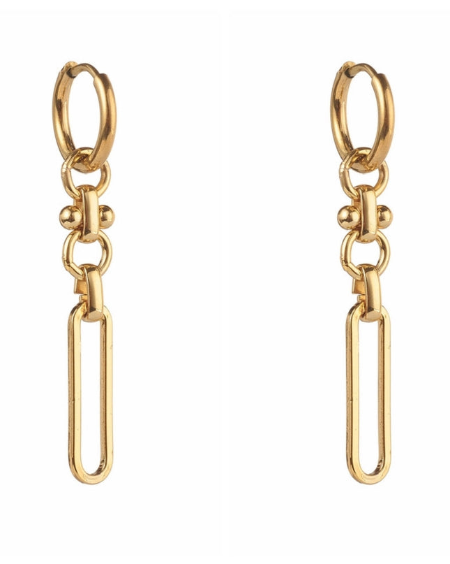 Geometric Drop Earrings