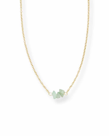 A Touch of Balance Necklace – Available in Six Healing Gemstones