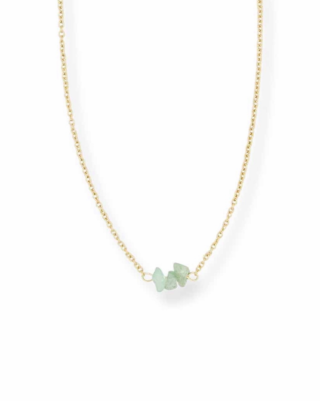 A Touch of Balance Necklace – Available in Six Healing Gemstones