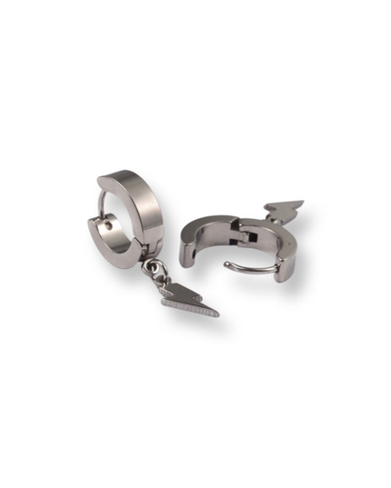 Light Bolt Mini Hoop Earrings