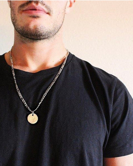 Timeless Hand-Hammered Disc Necklace