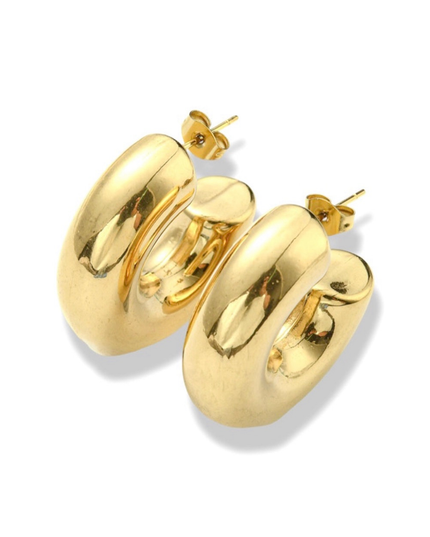 Opulent Orbits Hoop Earrings