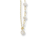 De 14 a 16 pulgadas / Amarillo - Acero inoxidable chapado en oro de 14 kt
